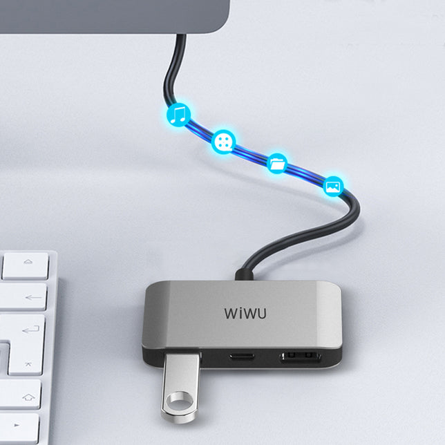 WiWU 3-in-1 USB-C Hub
