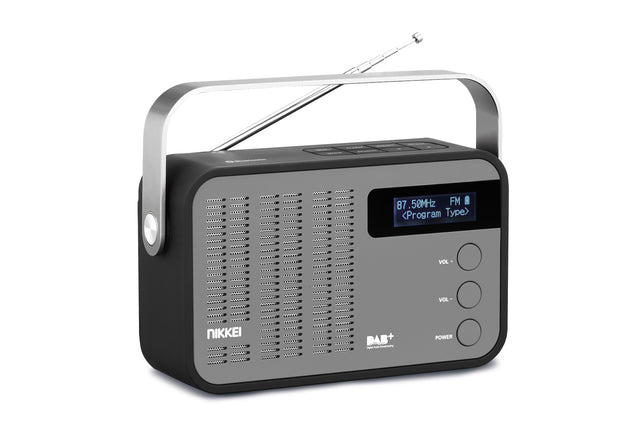 Nikkei NDB40BK Draagbare DAB+ Radio