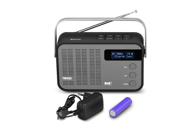 Nikkei NDB40BK Draagbare DAB+ Radio