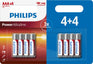 Philips AAA Batterijen - 8 stuks