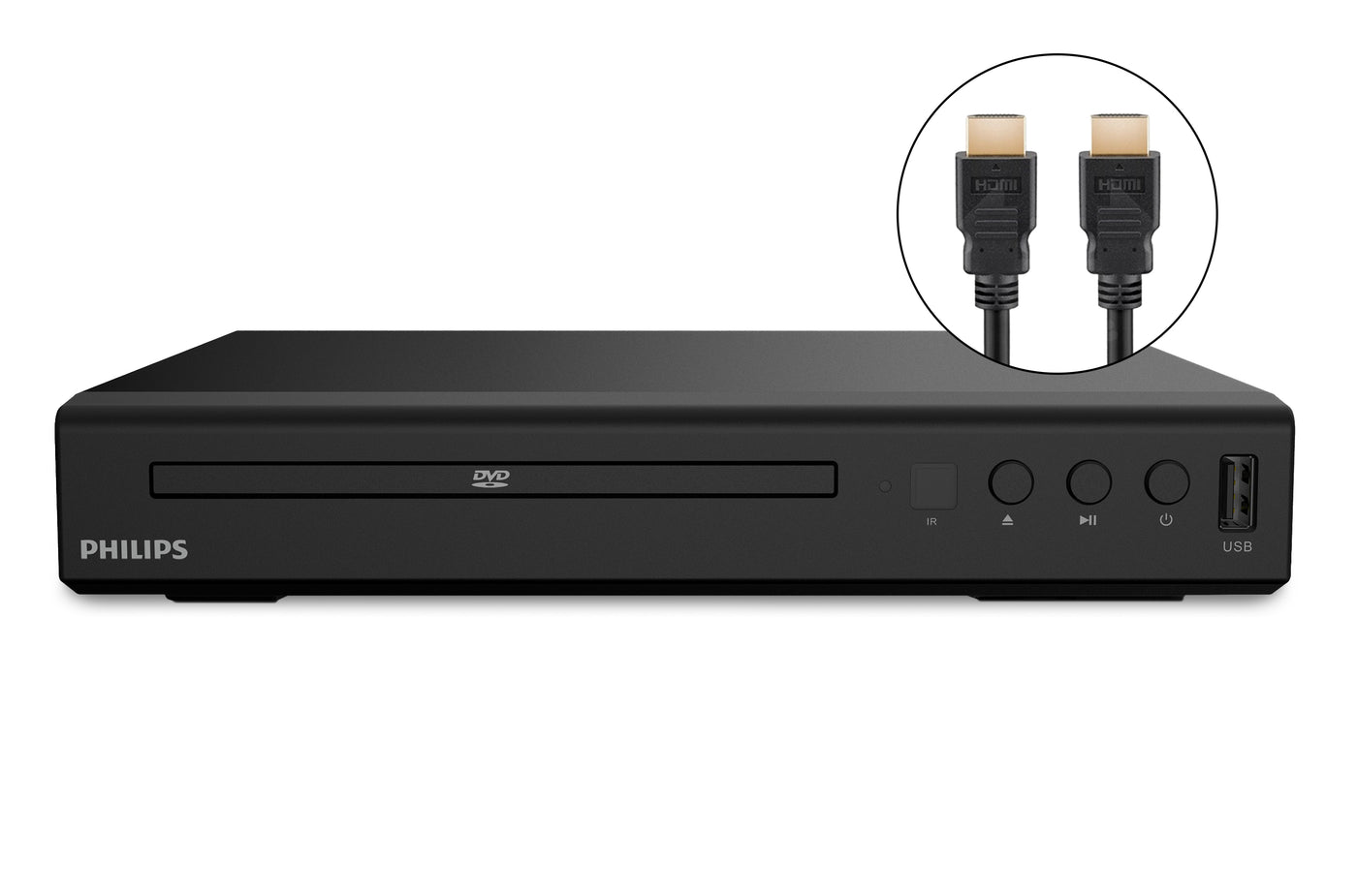 halfgeleider Oordeel Bestuurbaar Philips TAEP200 - DVD Speler met HDMI Kabel 2M