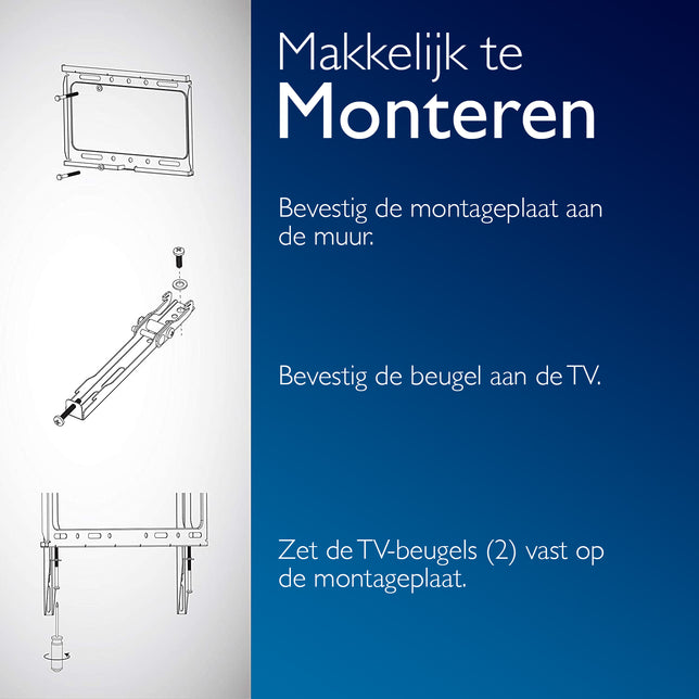 Philips SQM3221/00 Universele TV Muurbeugel