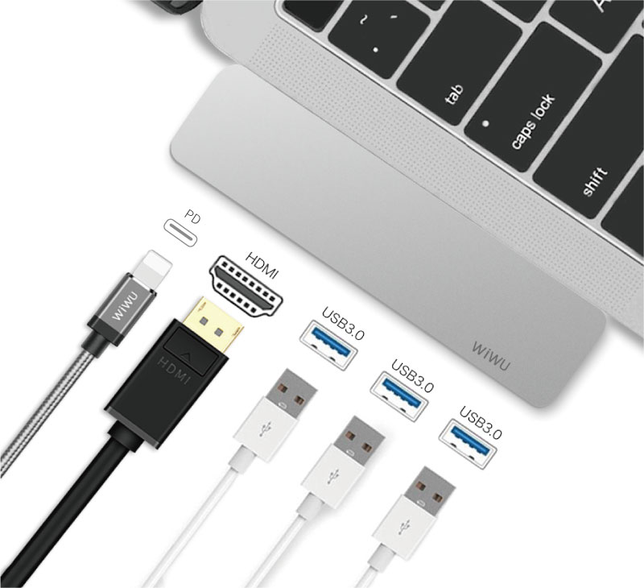 WiWU 5-in-1 USB-C Hub