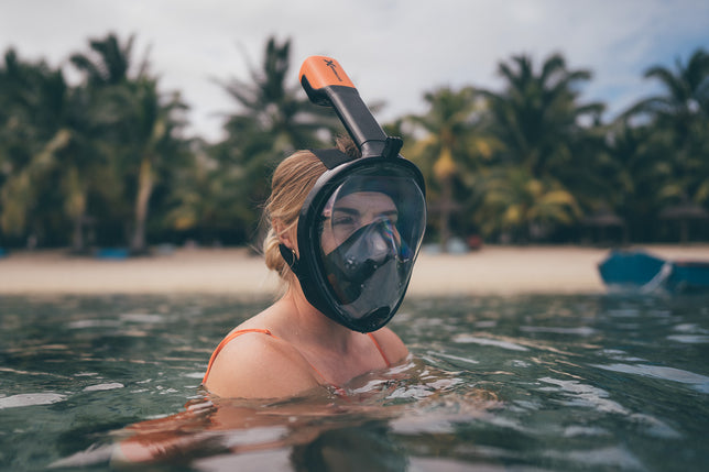 Vizu ExtremeX Snorkelmasker Incl. Action camera bevestiging- Maat M/L