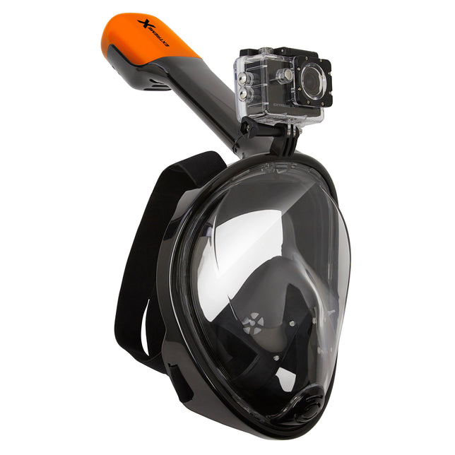 Vizu ExtremeX Snorkelmasker Incl. Action camera bevestiging- Maat M/L