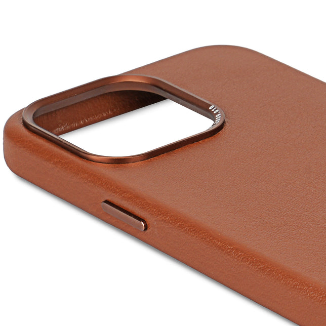 i15 Pro Max Leather Back Cover